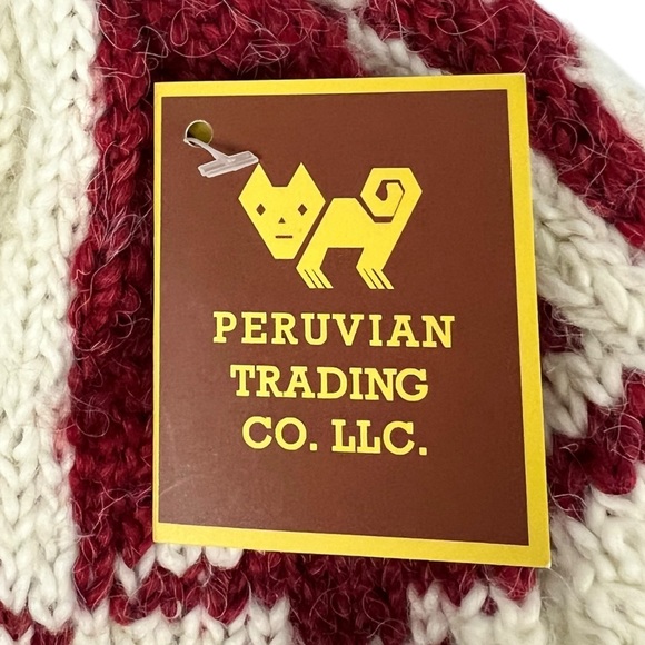 Peruvian Trading Co Maryland Flag Design Hat Made In Peru Acrylic Perika OS NWT - Picture 5 of 9